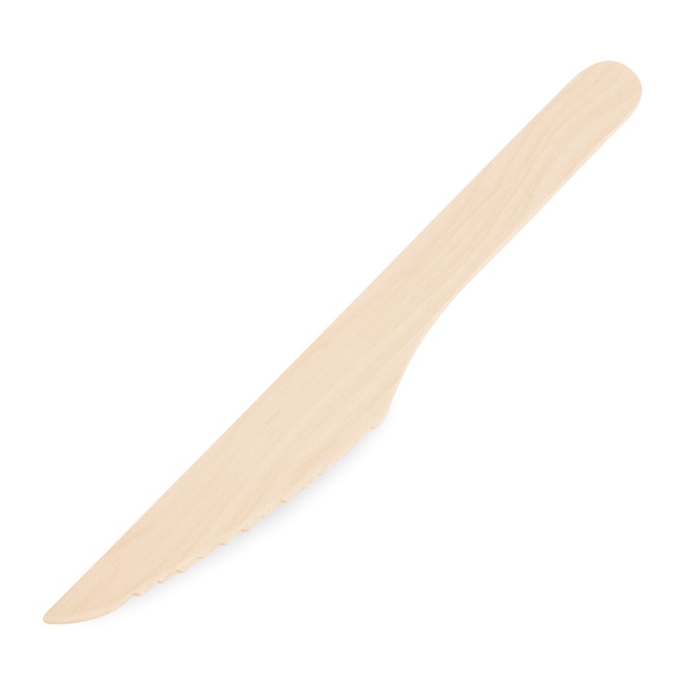 CUCHILLO DE MADERA 16CM (100u.)